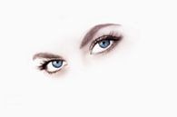 Beauty blue eyes von Abra van Vossen Miniaturansicht