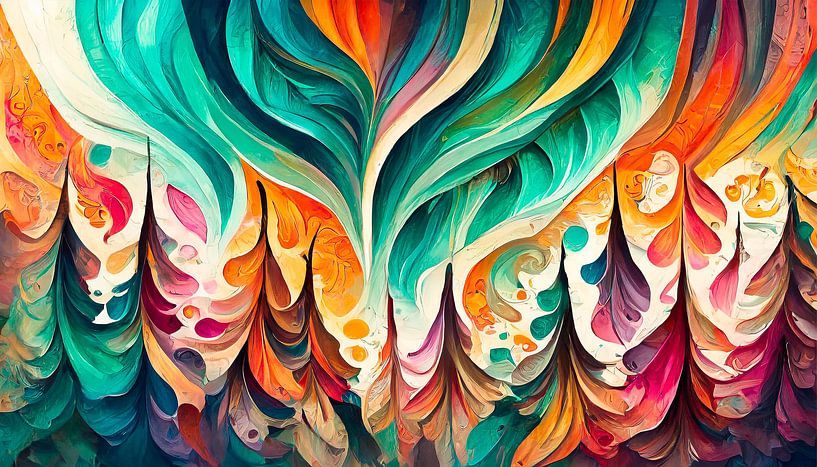 Formes et lignes avec des couleurs par Mustafa Kurnaz