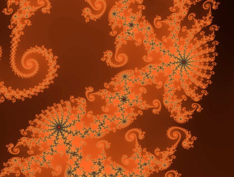 Fractale colorée - Mathématiques - Ensemble de Mandelbrot - Appleman par MPfoto71
