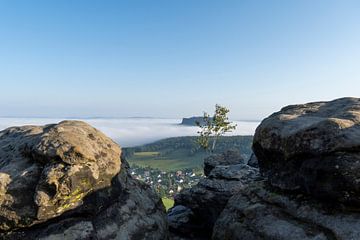 Vue depuis le Pfaffenstein sur Holger Spieker