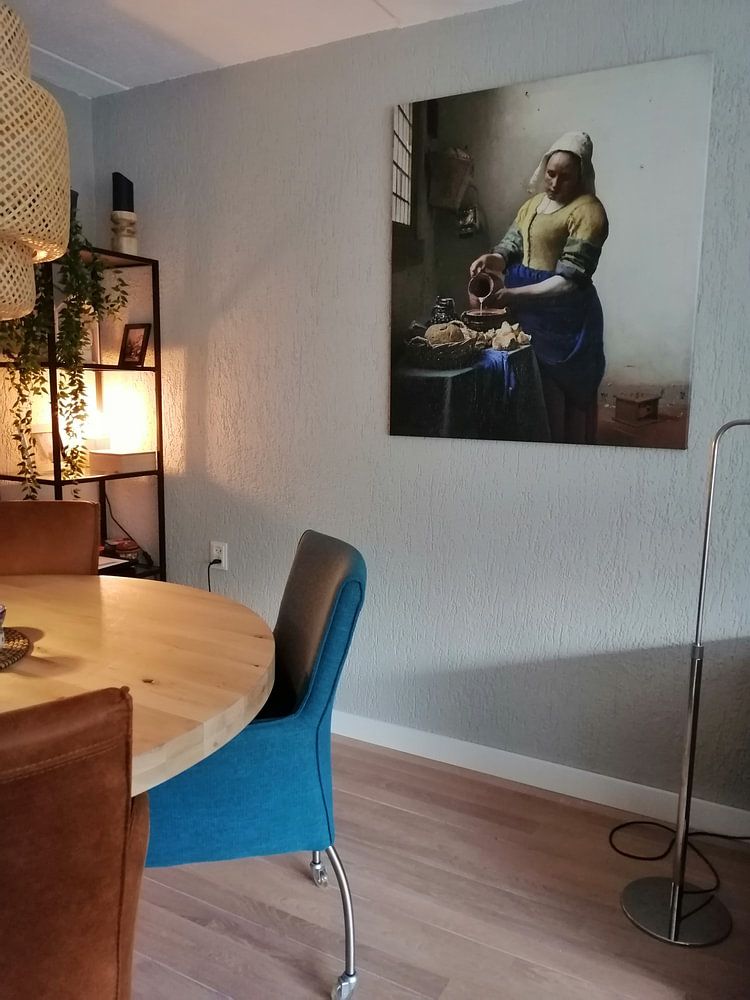 Dienstmagd mit Milchkrug - Vermeer gemälde 