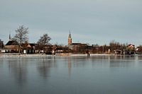 Nieuwkoopse Plassen im Winter mit Eis