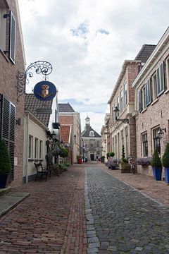 Straatje in Ootmarsum van Eric van Duijn