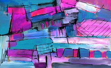 abstract city by Claudia Gründler