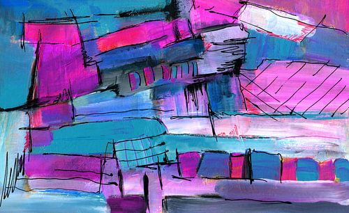 abstracte stad