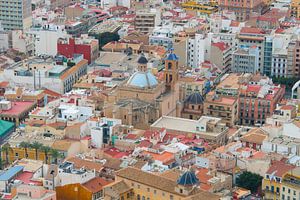 Buntes Zentrum von Alicante