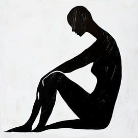 The shadow of loneliness by Poster Art Shop