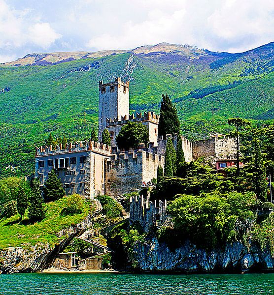 Lago di Garda - Festung in Malcesine  von Doris Kroos