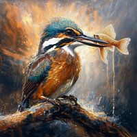 IJsvogel mist vis