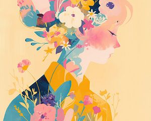 Blüte Silhouette