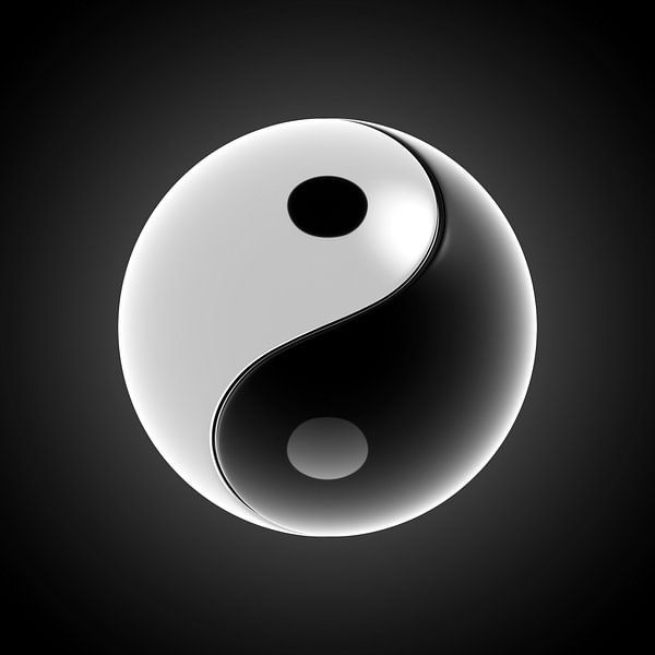 Yin-Yang Ball von Jörg Hausmann