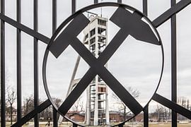 Szyb Prezydent the mine's president in Chorzow Poland by Eric van Nieuwland