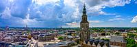 Groningen panoramisch uitzicht over de stad