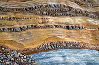Ein Detail einer Felswand - Playa del Silencio - 4 von Danny Budts Miniaturansicht