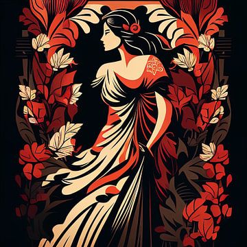Red Roses van Liv Jongman