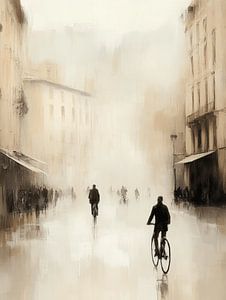 Straßenleben in der Stadt
