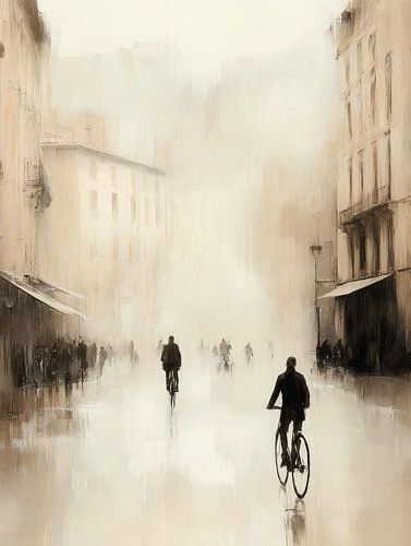 Straßenleben in der Stadt