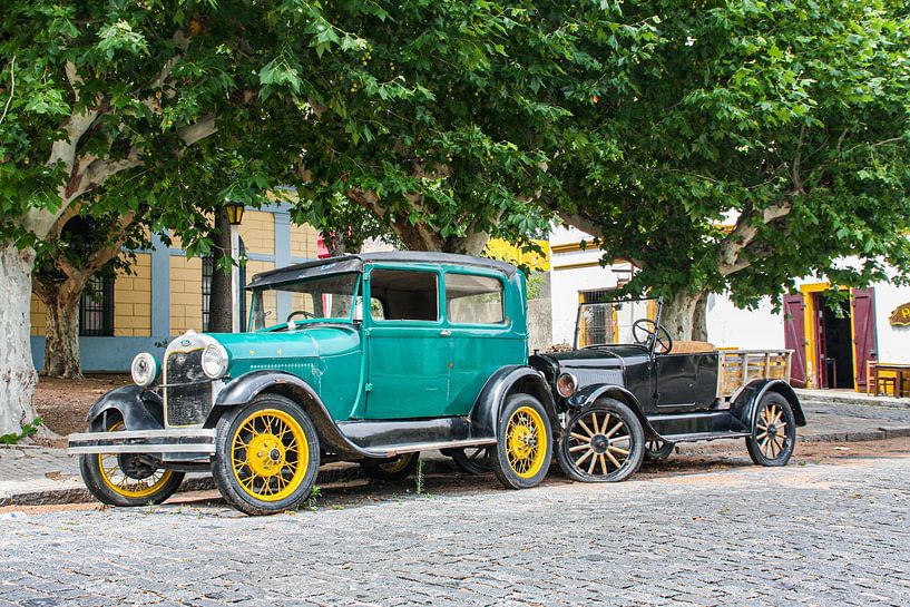 Oldtimer-Autos in Uruguay von Erwin Blekkenhorst