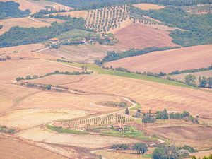 Toscane village et maisons sur Mustafa Kurnaz