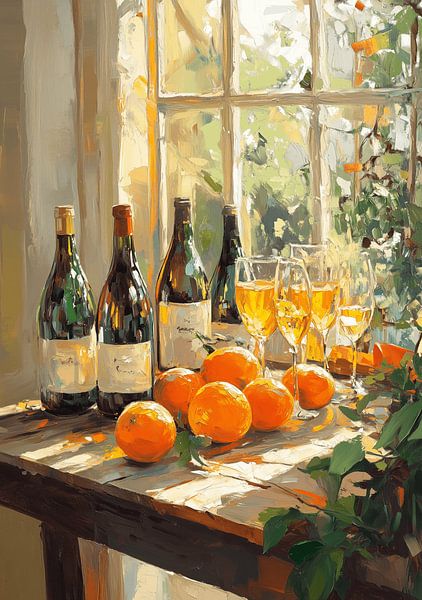 Oranges et vin par Dream Drip