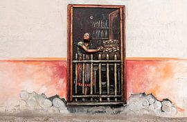 Cuenca: Muurschildering van Maarten Verhees