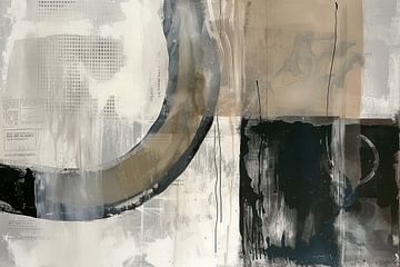 Modern and abstract in earth tones by Carla Van Iersel
