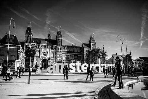 Rijksmuseum Amsterdam black&white by PIX STREET PHOTOGRAPHY