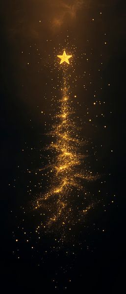 Weihnachtsbaum Glanz von Poster Art Shop
