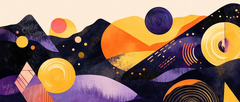 Abstract landscape by Poster Art Shop