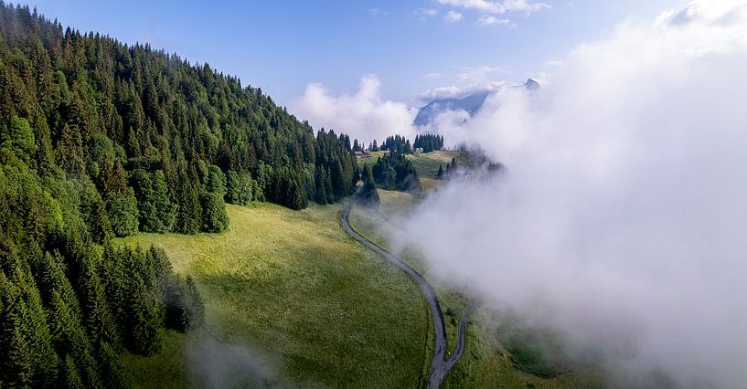French Alps awakening by Maarten Zeehandelaar