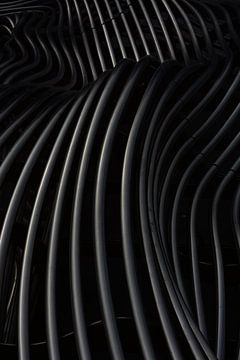 Stalen golven in zwart-wit van Onno Smit