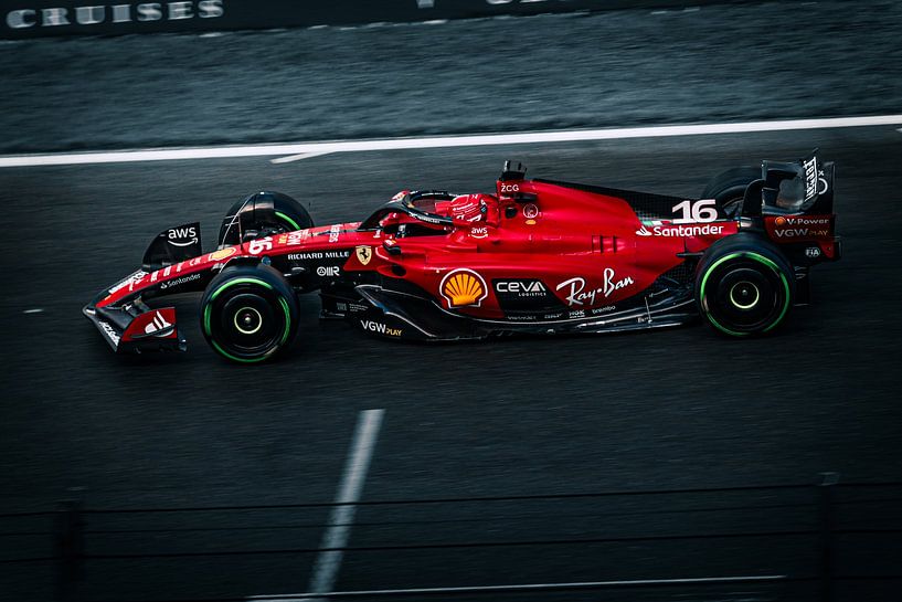 Vitesse et passion - Charles Leclerc à Spa-Francorchamps par Kim Stijger