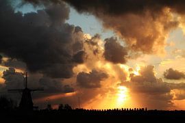 Rough weather over Medemblik von Koolpics