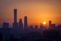 Sunrise in Beijing (Beijing), China