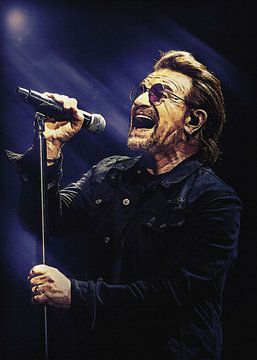 Supersterren Bono (U2) live in concert van Gunawan RB