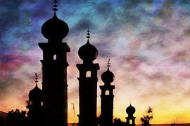 Rooftop bei Nacht Marrakesch 1