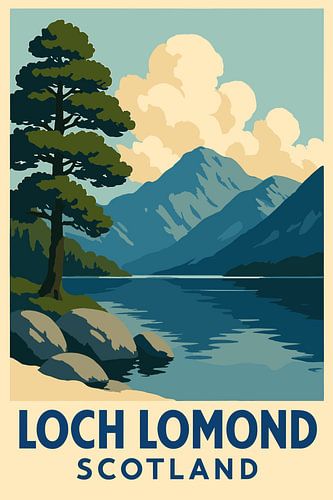Vintage-Reise Loch Lomond Schottland