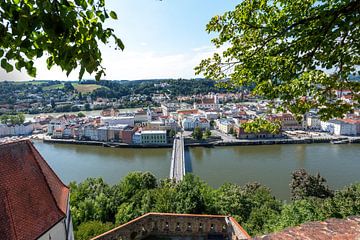 Vue sur Passau, Bavière, Allemagne