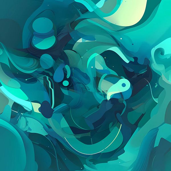 Fluidität in Bewegung von Mysterious Spectrum