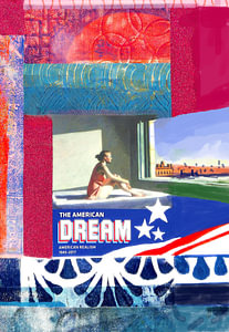 Der amerikanische Traum. Collage