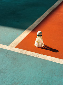 Badminton-Schiffchen