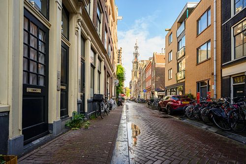 Zicht op de Ouwe Wester in Amsterdam
