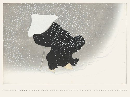 Kamisaka Sekka - Neige japonaise de Momoyogusa