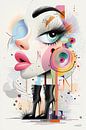 kunstachtige en grappige whimsical karikatuur van Gelissen Artworks thumbnail