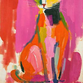 Farbe der Katze von ARTEO Gemälde