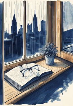 Regenpuls. Stadtansicht von innen nach außen von Sergej Gello