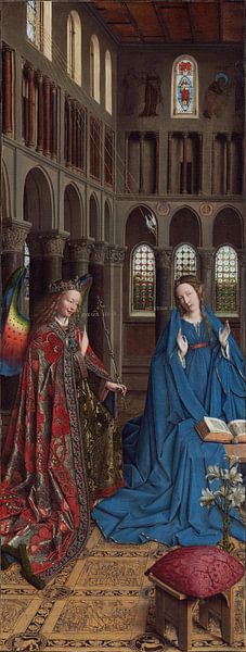 Jan van Eyck - De aankondiging van 1000 Schilderijen
