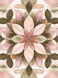 Fleurs géométriques 17 sur Kunstkabinet