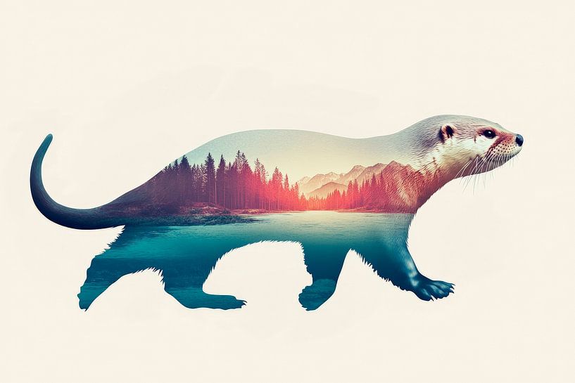 Natur im Tier von Poster Art Shop