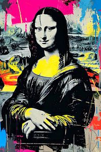 Mona Lisa Pop Art von ARTemberaubend